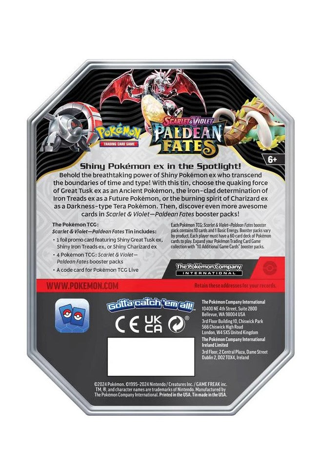 Pokemon - Scarlet & Violet - Paldean Fates - Charizard Tin Box EN